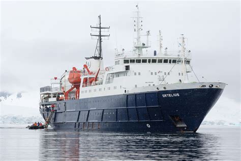 Our Vessel M V Ortelius In Paradise Bay Antarctic Peninsula Cruise