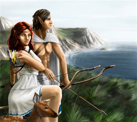 Artemis And Apollo By Fedeschroe On Deviantart