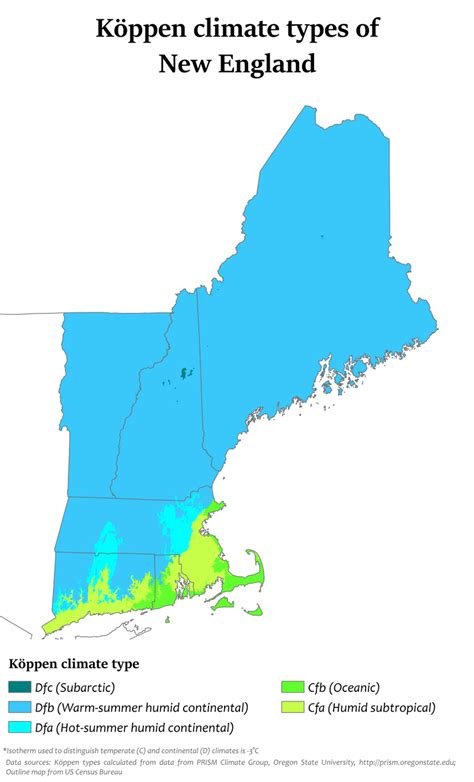 New England Köppen Climate Of New England Wikipedia New England