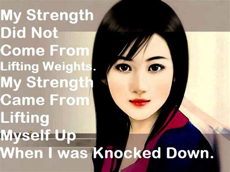 Motivational Wallpaper on Strength: My strength did not ...