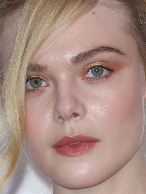 Close Up Of Elle Fanning At The 2016 Cannes Amfar Gala Celebrity