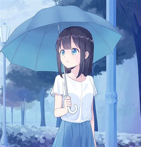 Anime Girl Water Reflection Umbrella Anime Umbrella Hd Wallpaper Pxfuel
