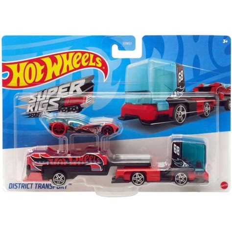 Hot Wheels Super Rigs District Transport In White Toyco