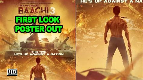 Tiger Shroff Starrer Baaghi First Look Poster Out Youtube