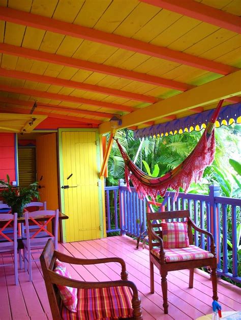 Colorful Caribbean Guadeloupe Caribbean Decor Caribbean Homes