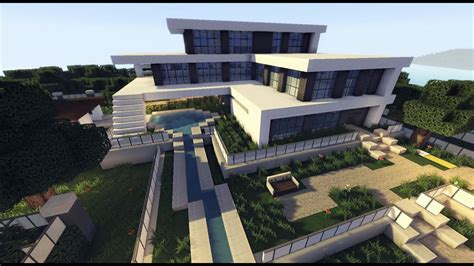 This type of house is going to stick out like a sore thumb in your typical game of minecraft, but if you're on a server that has more of a city based world then you. MINECRAFT: How To build A Modern House / Best modern House ...