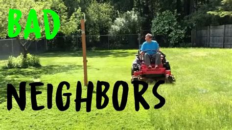 Mowing Overgrown Yard Trying To Ignore Complaining Neighbors Youtube