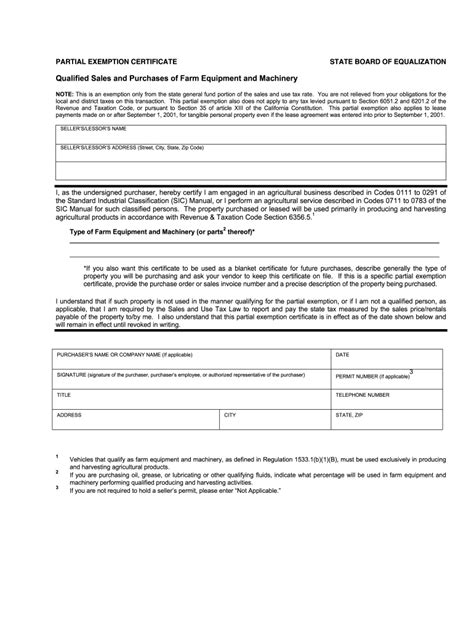 California Ag Tax Exemption Form Fill Out And Sign Online Dochub