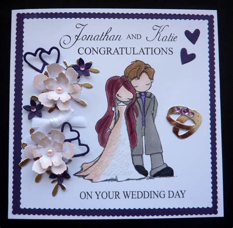 S267 Hand Made Wedding Card Using Tiddlyinks Meandyoubaby