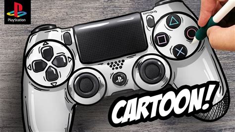 Cartoon Ps4 Dualshock Controller Custom Youtube