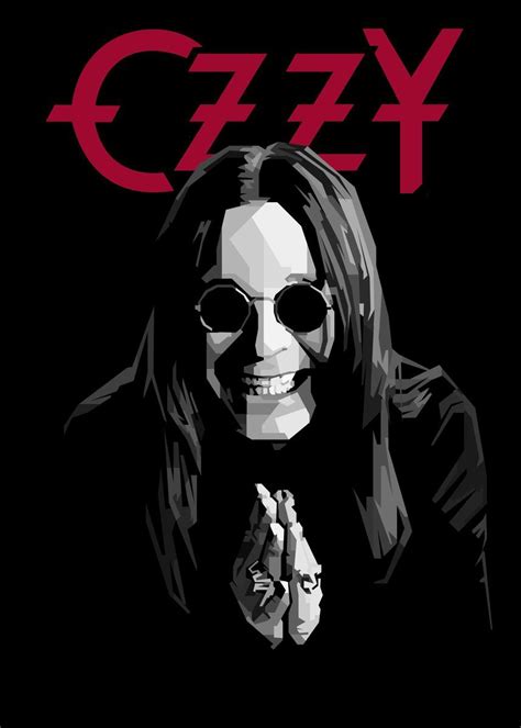 Ozzy Osbourne Metal Poster Print Gumilar Pratama Adiatna Displate