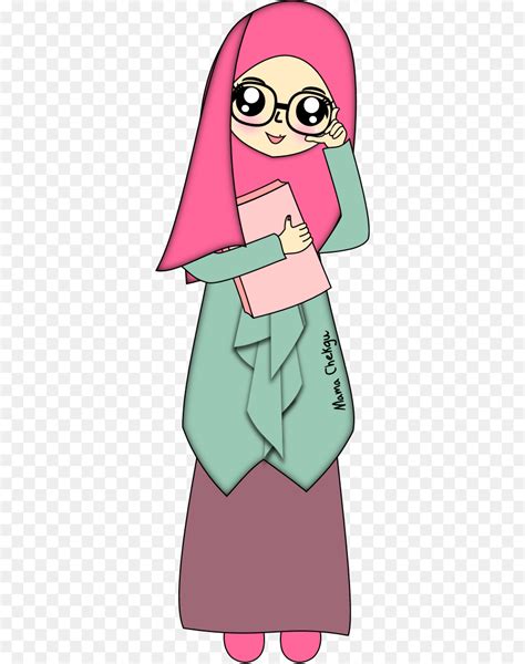 70 Trend Gambar Kartun Lucu Hijab Gambar Gokil