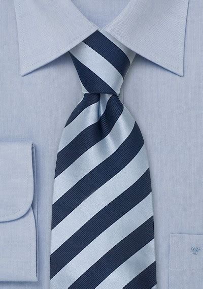 Striped Neckties Blue Striped Necktie Cheap