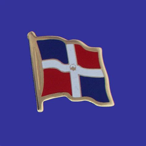 Dominican Republic W Seal Single Lapel Pin Fredsflags