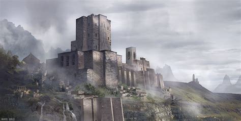 Fortress By Mvgorlei New Fantasy Fantasy City Fantasy Castle Fantasy