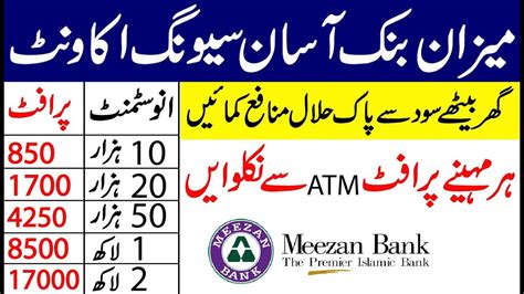 Meezan Bank Asaan Savings Account Profit Details In Urdu YouTube