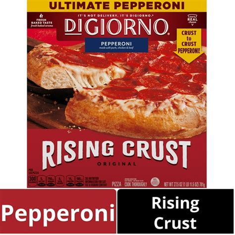 Digiorno Pepperoni Rising Crust Pizza 275 Oz Frozen