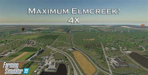 Elmcreek 4x Map V 1 1 Farming Simulator 22 Mods