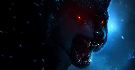 Mythical Creatures Elemental Wolf Epic Galaxy Wolf Wallpaper Download