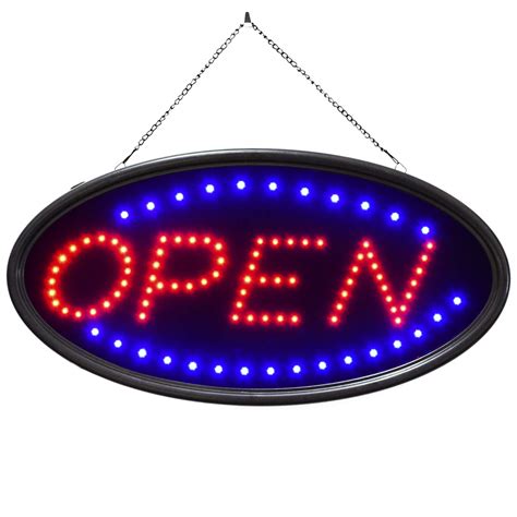 Doingart Led Open Sign 19x10 Business Neon Open Sign