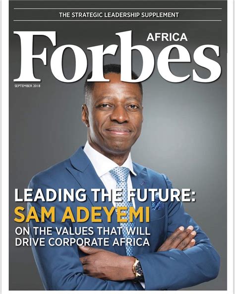 Sam Adeyemi Covers Strategic Leadership Supplement To