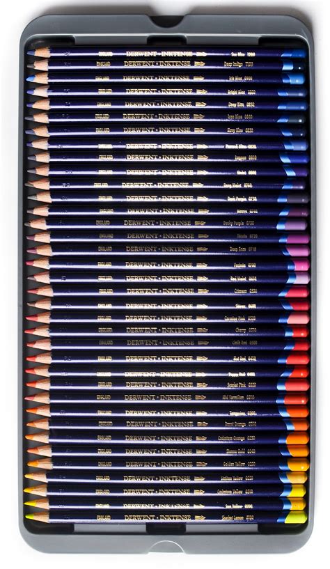 72 Derwent Inktense Colored Pencils Jenny S Crayon Collection