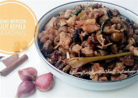 The most common meat used in tinorangsak is pork. Resep Oseng Mercon Kulit Kepala Kambing #kitaberbagi oleh inonk Aden _ LizSetia(MomyNaufal ...