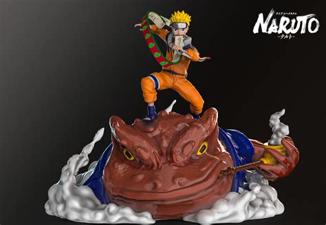 Artstation Naruto And Gamabunta