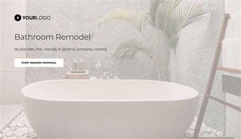 This Free Bathroom Remodel Proposal Template Won 23m Of Business