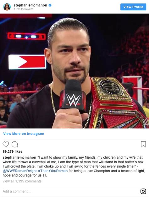 Roman reigns vacated the wwe universal championship to chants of, thank you, roman before going backstage and being emotionally embraced by a well, while updates on reigns' health have been scarce, it can only be good news that the big dog is being confirmed for public appearances. WWE's Roman Reigns gives up title due to leukaemia - BBC News