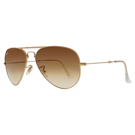Ray Ban Rb3479 Folding Aviator Sunglasses Gold