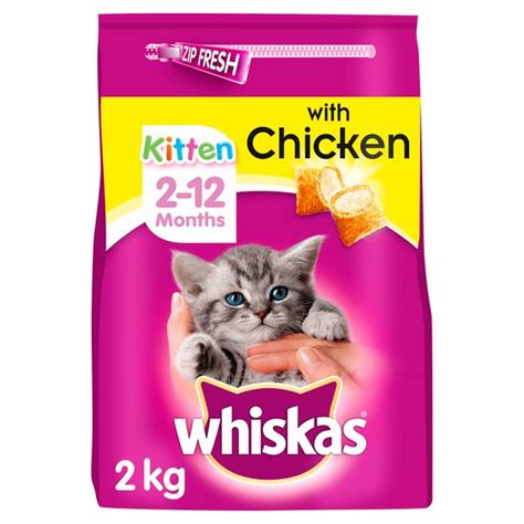 Not many kitten food brands can compete with that, which is corroborated by many great orijen cat and kitten dry cat food reviews written by their customers. Morrisons: Whiskas Complete Dry Kitten Food Chicken 2kg ...