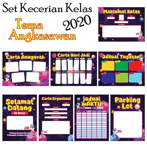Use the download button below or simple online reader. Set Keceriaan Kelas / Sekolah - Angkasawan | Shopee Malaysia