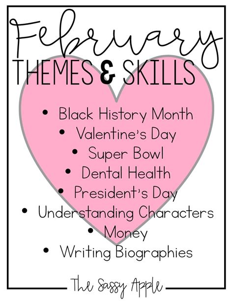 February Month Themes