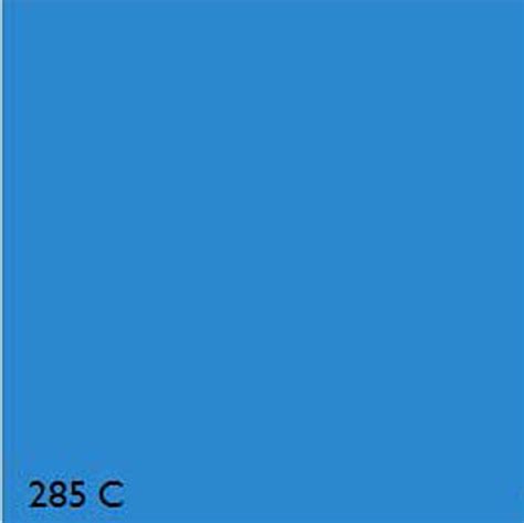 Pantone 285c Blue Range