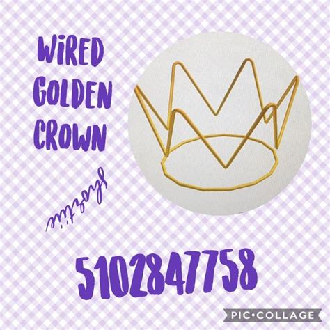 Roblox Crown Id Codes