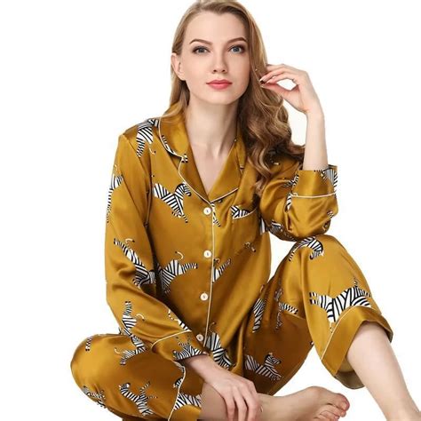 Silk Pajamas For Women Luxury Mulberry Silk Pajamas Set 100 Best Long