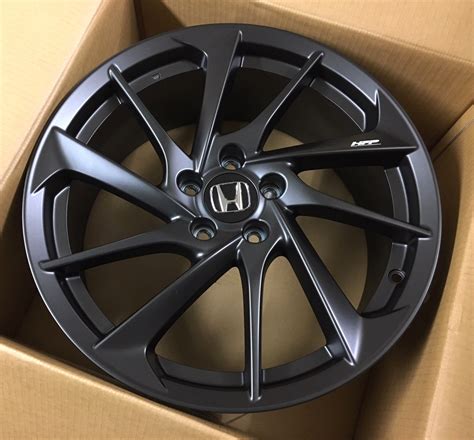 Genuine Oem Honda Civic 19 Matte Black Finish Alloy Wheel 08w19 Tea