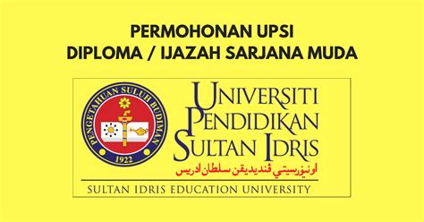 Permohonan kemasukan ke program diploma/asasi universiti teknologi mara (uitm) untuk lepasan spm bagi sesi akademik 2 syarat kemasukan ke universiti teknologi mara: Permohonan Diploma UPSI Ambilan November 2018 Lepasan SPM