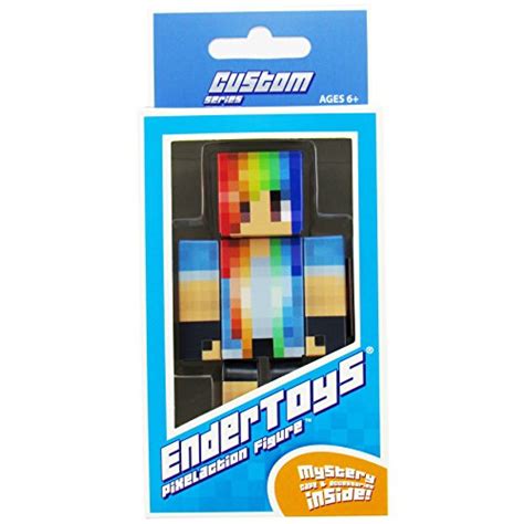 Endertoys Rainbow Girl Action Figure Toy 4 Inch Custom Series