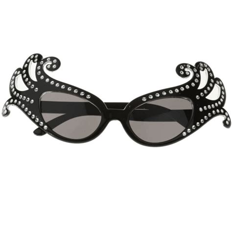 Fashion Party Glasses Fancy Dress Costume Glasses Sunglasses T Black