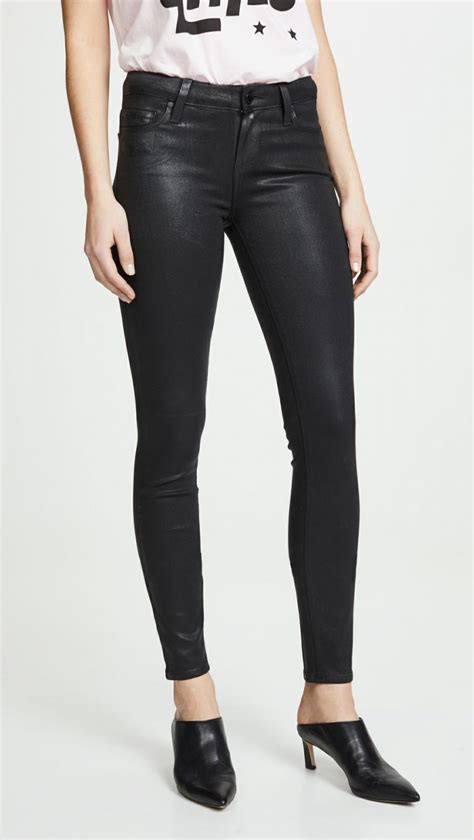 womens jeans paige verdugo ultra skinny jeans black fog — p entech