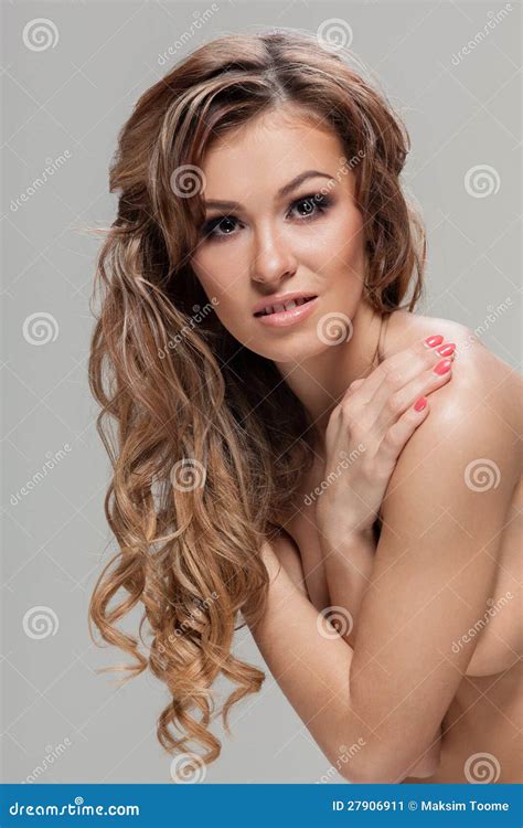 Curly Hair Stock Image Image Of Pretty Female Hair 27906911