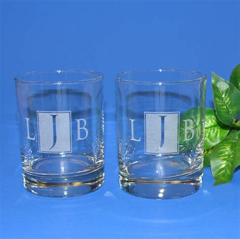 5 Personalized Wedding Party Drink Glasses