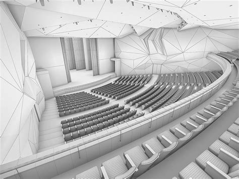 Theater Interior 1200 Seats Theatre Interior Auditorium Design