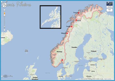Lofoten Islands Norway Map Travelsfinderscom