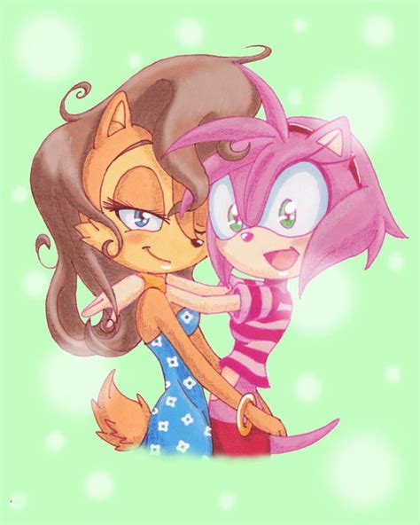 Sally And Amy By Lilbambina On Deviantart Sally Acorn Sonic And