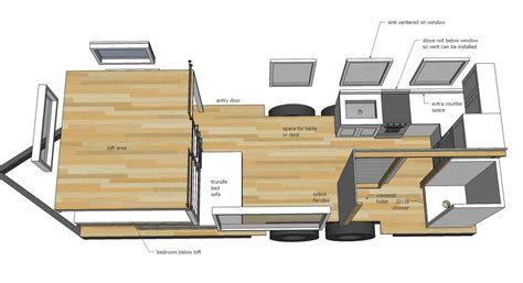 These plans are for large houses, tiny houses, cabins, outdoor houses etc. Ana White | Quartz Tiny House - Free Tiny House Plans ...