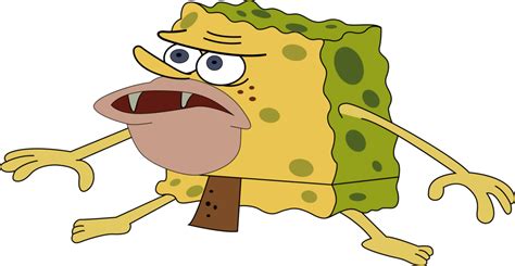 Download Spongebob Meme Png Caveman Spongebob Png Full Size Png
