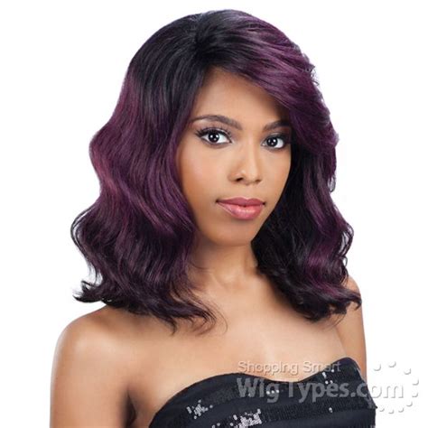 Model Model Synthetic Hair Lace Deep Invisible L Part Lace Front Wig